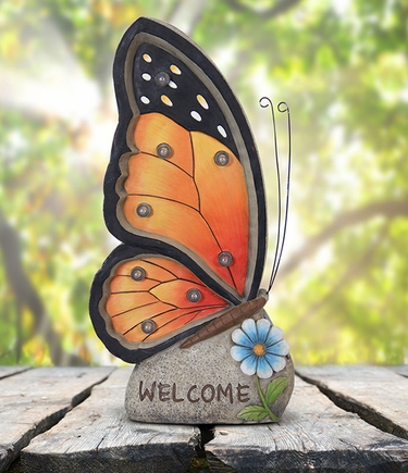Solar Butterfly Marquee - Welcome - Click to enlarge