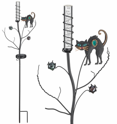 Solar Cat Bubble Stake - Click to enlarge