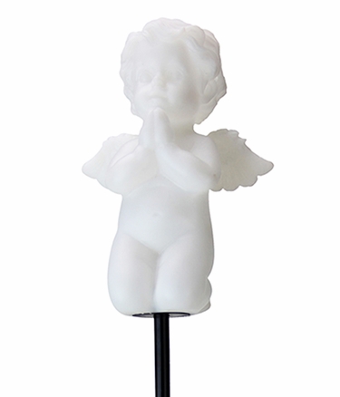 Solar Cherub Garden Stake - Click to enlarge