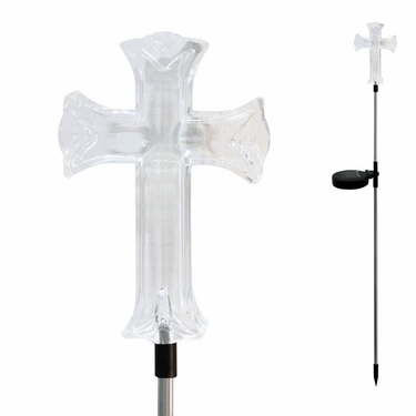Solar Cross Garden Stake - Click to enlarge