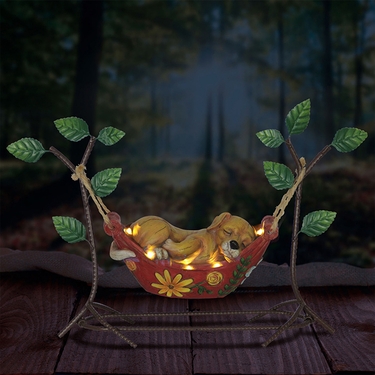 Solar Dog in Hammock - Click to enlarge