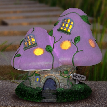 Solar Double Mushroom House - Click to enlarge