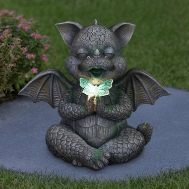 Solar Dragon With Butterfly - Click to enlarge