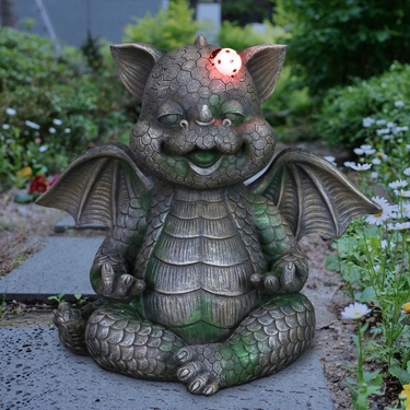 Solar Dragon With Ladybug - Click to enlarge
