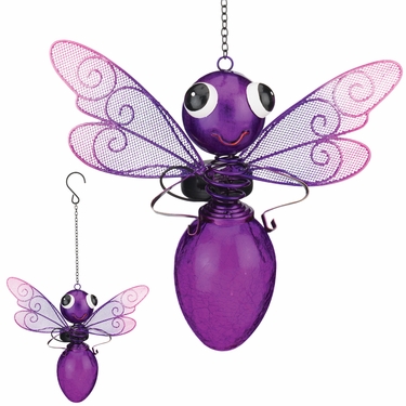 Solar Dragonfly Lantern - Purple - Click to enlarge