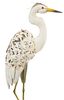 Solar Egret Bird Stake