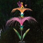 Solar Fairy Fountain Stake (Set of 2)