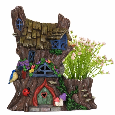 Solar Fairy House Planter - Click to enlarge