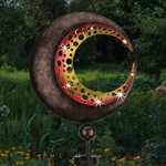 Solar Filigree Half Moon Stake (Set of 2)