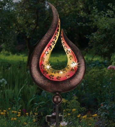 Solar Filigree Swirl Stake (Set of 2) - Click to enlarge