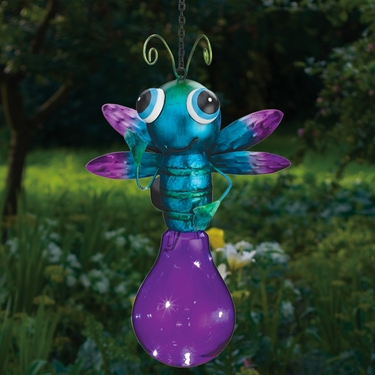Solar Firefly Lantern - Purple - Click to enlarge