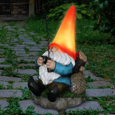 Solar Fishing Gnome - Click to enlarge