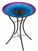 Solar Fountain/Birdbath & Stand - Purple Life