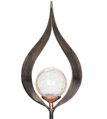 Solar Full Flame Torch Garden Stake - Click to enlarge