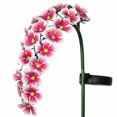 Solar Hanging Flowers Stake - Red - Click to enlarge