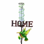 Solar Hummingbird Rain Gauge Stake Solar Hummingbird Rain Gauge Stake