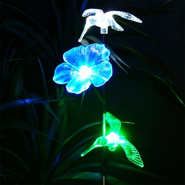 Solar Hummingbirds Triple Stake - Click to enlarge