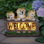 Solar Labradors Welcome Sign Solar Labradors Welcome Sign