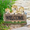 Solar Labradors Welcome Sign