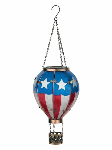 Solar Lantern Americana Hot Air Balloon - Medium - Click to enlarge