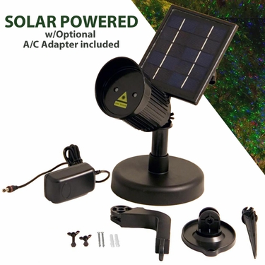 Solar Laser Christmas Lights - Click to enlarge