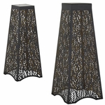 Solar Leaf Patio Shadow Lanterns (Set of 2) Solar Leaf Patio Shadow Lanterns (Set of 2)