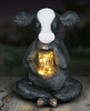 Solar LED Cow w/Jar of Fireflies