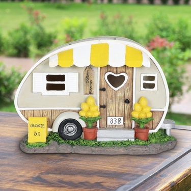 Solar Lemonade Camper Statue - Click to enlarge