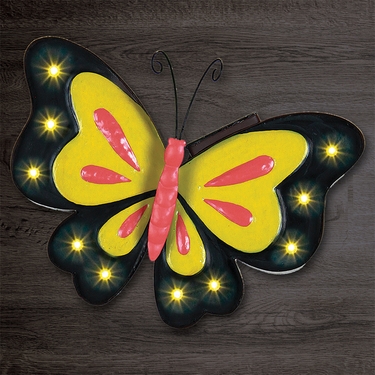 Solar Marquee Butterfly Wall Decor - Click to enlarge