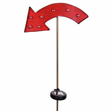 Solar Marquee Red Arrow Garden Stake - Click to enlarge