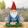 Solar Meditating Yoga Gnome