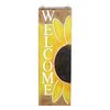 Solar Metal Sunflower Wall Art