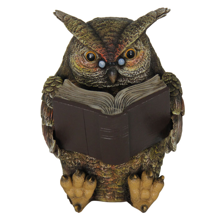 owl様 Set of 3 Solar Owls with Light Up Eyes in 3 Assorted Colors