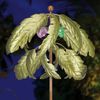 Solar Palm Tree Wind Spinner