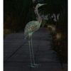 Solar Patina Crane Decor - Up