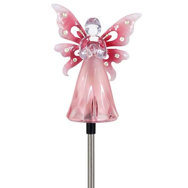 Solar Pink Angel w/LED Wings only $29.99 at Garden Fun