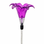 Solar Purple Lily Stake Solar Purple Lily Stake