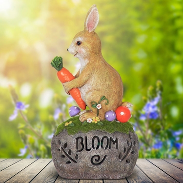 Solar Rabbit on Bloom Stone - Click to enlarge