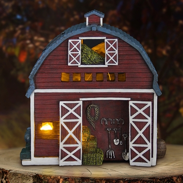 Solar Red Hay Barn - Click to enlarge