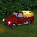 Solar Red Truck w/LED Sunflowers Solar Red Truck w/LED Sunflowers