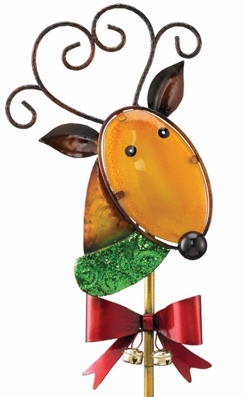 Solar Reindeer Garden Stake - Click to enlarge