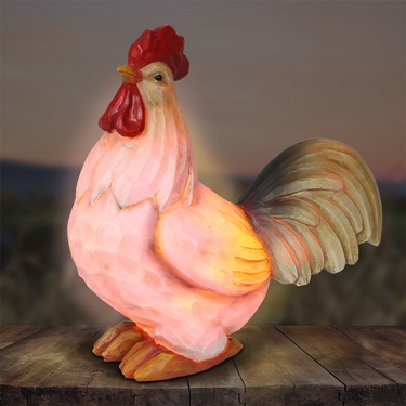 Solar Rooster Statuary - Click to enlarge