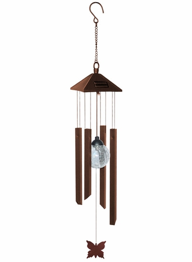 Solar Rustic Wind Chime - Click to enlarge
