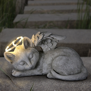 Solar Sleeping Cat Memorial - Click to enlarge