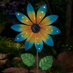 Solar Spinner Flower Stake - Blue Solar Spinner Flower Stake - Blue