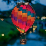 Solar Stripe Hot Air Balloon Lantern - Large