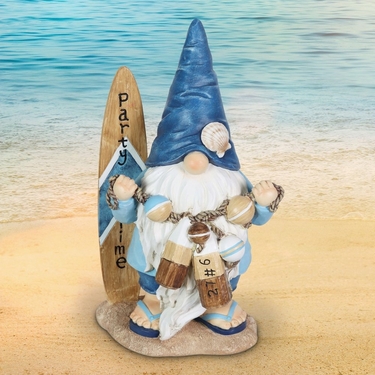 Solar Surfer Beach Gnome - Click to enlarge