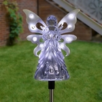 Solar White Angel Yard Stake Solar White Angel Yard Stake