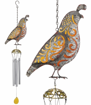 Southwest Quail Chimes (Set of 2) - Click to enlarge