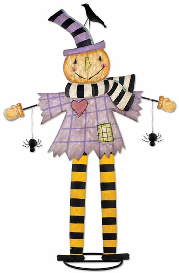 Spider Pumpkin Scarecrow - Click to enlarge